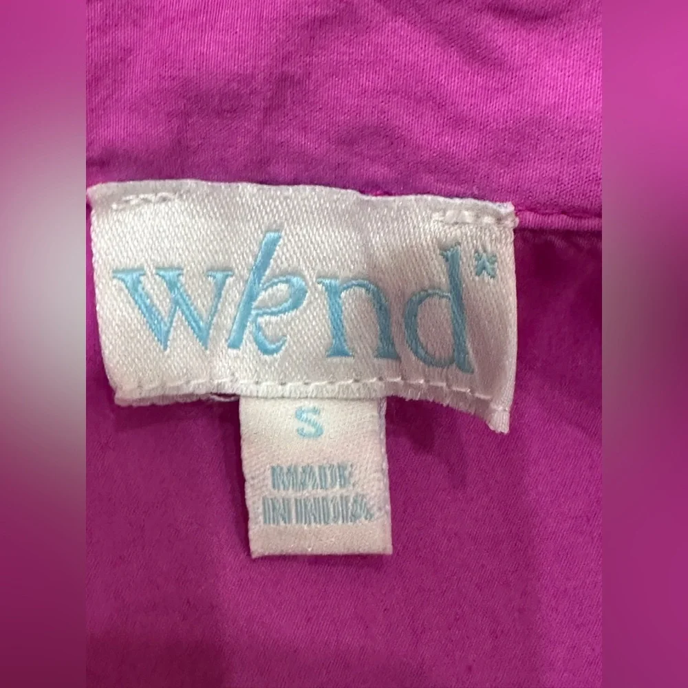 WKND Frock It Balloon Sleeve Shirt Dress Pink Orange Tie‎ Dye - Picture 10 of 12